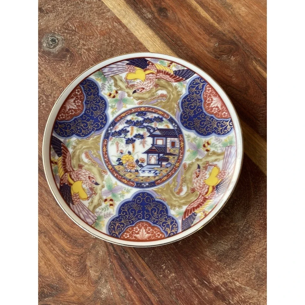 4 Gorgeous Japanese Vintage Imari Ware Decorative‎ Hand Painted 6